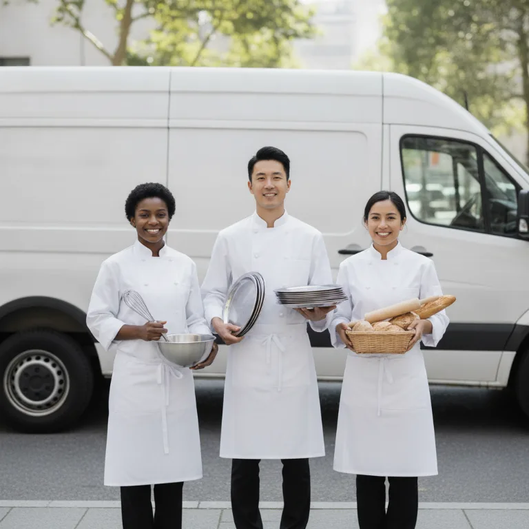 Catering team in Newmarket